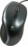 Logitech M500S Corded Optical Mouse, Black
