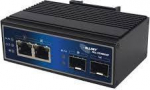 ALLNET Switch unmanaged industrial - Switch - Glasfaser (LWL)