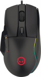LORGAR Jetter 357, gaming mouse, Optical Gaming Mouse with 6 programmable buttons, Pixart ATG4090 sensor, DPI can be up to 8000, 30 million times key life, 1.8m PVC USB cable, Matt UV coating and RGB lights with 4 LED flowing mode, size:124.90*71.65* ...