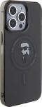 Karl Lagerfeld IML Ikonik MagSafe Case for iPhone 15 Pro Max / black