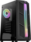 AER AEROCOOL ADVANCED TECHNOLOGIES AeroCool Prime ARGB - Mid tower - ATX - Side panel with window (hardened glass)