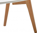 Coffee tables HELENA 2pcs set 70x35xH35cm, 100x50xH40cm, white