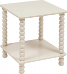 Atmosphera A coffee table MDF, creamy, Chamlo, 40 x 40 x 44 cm