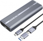 Pocket Orico SSD M.2 NVMe, USB-C 40 Gbps, z fan, Metal