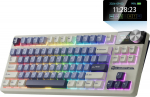 ROYAL KLUDGE RK S85 Horizon Blue Gaming Keyboard Beige switch