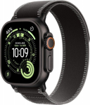 Apple Watch Ultra 3 GPS + Cellular envelope 49 mm z titanium in black, Trail headband in black/charcoal - size S/M