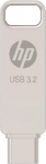 HP PNY HP x206C, 128 GB, USB Type-A / USB Type-C, 3.2 Gen 1 (3.1 Gen 1), 120 MB/s, rotating ring, Silber