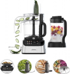 Kenwood Electronics Kenwood MultiPro OneTouch, 3 l, Schwarz, Edelstahl, Tasten, 1.5 l, Kunststoff, Kunststoff