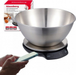 Klausberg kitchen scale ELECTRONIC KITCHEN SCALE 5kg/1.8l KB-7939 Bluetooth