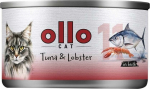 OLLO Cat nr 11 Tuna & Lobster in broth - wet cat food - 70g