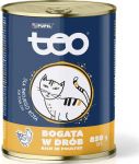 TEO Rich in poultry - wet cat food - 850g