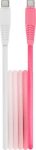 Kabel USB Setty USB-C - USB-C 1.5 m Pink-White (GSM187254)
