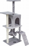 Rebel Cat tree 50x40x125 cm , szary, REBEL ANIMALS