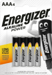 ENERGIZER Alkaline Power Alkaline Battery AAA LR03 E91 4 szt. blister