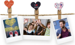 Fujifilm Instax kinnitusklambrid Design Clips Heart 10tk