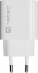 Natec Genesis Natec charger NATEC RIBERA MAINS CHARGER 1X USB-C 20W WHITE