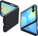 &Uuml;mbris Nano Pop (MagFit), Samsung Galaxy Flip8, must, Qi2/MagSafe toega, Spigen