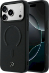Mercedes-Benz Mercedes Leather 3D MagSafe for iPhone 18 Pro / 17 Pro black