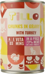 TILLO Chunks in gravy Turkey - wet cat food - 415g