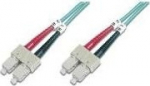DIGITUS LWL Patchkabel SC -> SC 2.00m Multimode Duplex OM3