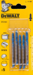Dewalt Jigsaw blades type T HSS76x50mm 5szt. do metal DT2161