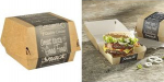 PAPSTAR Burgerbox "pure", Dimensions: 115 x 110 x 70 mm, big FSC-certified fresh fiber board, greaseproof, - 1 St&uuml;ck (85823)