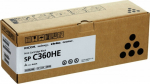 Ricoh SP C360HE (408184) Toner Cartridge, Black