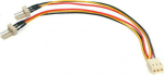StarTech.com 6IN TX3 FAN POWER Y CABLE,