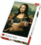 Trefl Puzzle 500 element&oacute;w - Mona Lisa i Frisk the cat (GXP-645723)