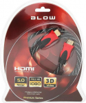Kabel Blow HDMI - HDMI 5m czarny (92-057#)