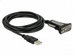 DELOCK Adapter USB 2.0 Typ-A zu 1 x Seriell RS-232 DB9 3 m