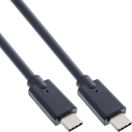 InLine USB 3.2 Gen.2 Kabel, USB Typ-C Stecker/Stecker, schwarz - 1m