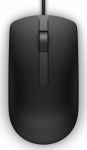 DEL Dell MS116 USB Wired Mouse, Sapphire, BrownBox, Black