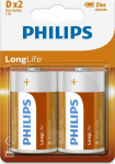 Philips Battery R20 1.5V (2 SZT BLISTER)