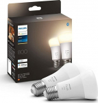 Philips Hue -smart lamp multipack, BT, White, E27, 2 pcs