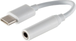 S/CONN maximum connectivity USB C Audio Adapter, analog, wei&szlig; (14-05020)