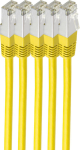 Shiverpeaks Patchkabel cat6 S/FTP LSZH VE5 gelb 25cm
