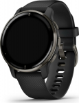 Garmin Venu 2 Plus - 43 mm - schwarz - Sports watch with Band - Wrist size: 125-190 mm - Anzeige 3.3 cm (1.3")