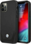 BMW BMHCP12MRSWPK Hardcase Leather Perforate for iPhone 12 / 12 Pro 6.1" / black