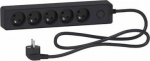 Schneider Electric Odace surge protection power strip 5 sockets 1.5 m czarna (ST9351B)