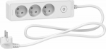 Schneider Electric Odace surge protection power strip 3 jack 1.5 m White (ST9331W)