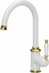 Kitchen faucet Quadron Rachel Q Line SteelQ standing white (84818011)