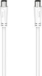 Hama 00205049, 10 m, Coaxial, Coaxial, Wei&szlig;