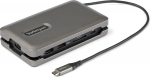 StarTech.com USB C-multiport adapter - USB C till 4K 60 Hz HDMI 2.0 - 2-Port 10 Gbps USB-hubb - 100&nbsp;W Power Delivery Pass-through - GbE - SD/MicroSD - USB Type-C-mini docking station - 25 cm kabel - docking - USB-C - HDMI