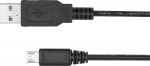 Kabel USB Kruger&Matz USB-A - microUSB 1 m Czarny (KM0359)