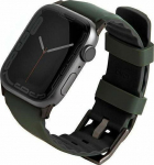 Uniq Pasek UNIQ Linus Apple Watch 4/5/6/7/SE/8/Ultra 44/45/49mm Airsoft Silicone green/moss green