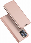 Kaitse&uuml;mbris kaanega Skin Pro, Apple iPhone 14 Pro, roosakuldne, Dux Ducis