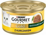PUI PURINA NESTLE PURINA Gourmet Gold Succulent Delights Kurczak - wet cat food - 85g