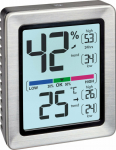 TFA-Dostmann TFA EXACTO Thermo-/Hygrometer Silber 30.5047.54.K