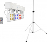 Eurolite Set LED KLS-180 wei&szlig;+ BS-2 EU Speaker stand 20000726